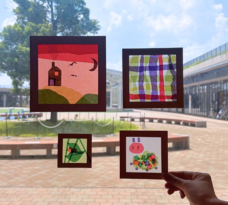 ちぎり絵のワークショップ