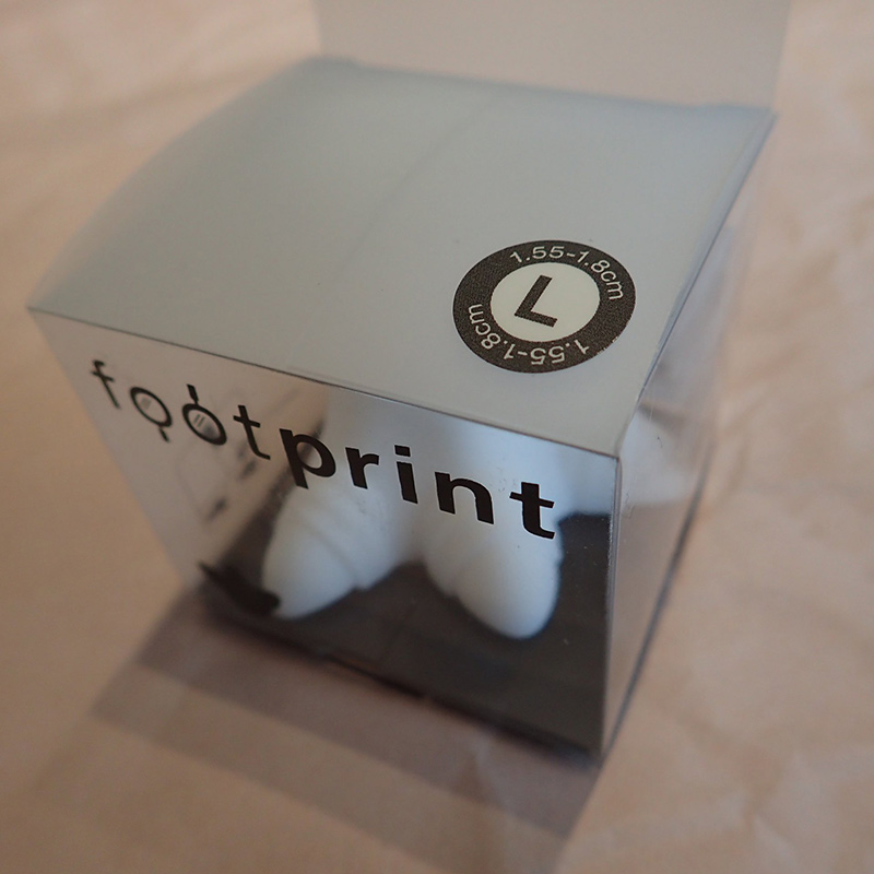 コンビニで買った安価な傘に似合いそうなホワイトのLサイズを購入した