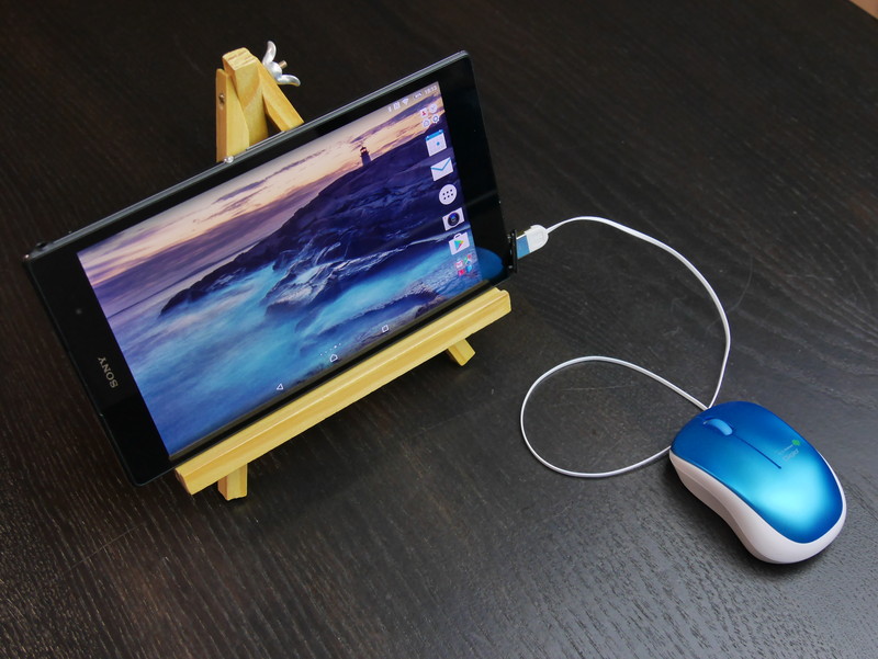 タブレットに接続すると、なんとなく見た目は良い