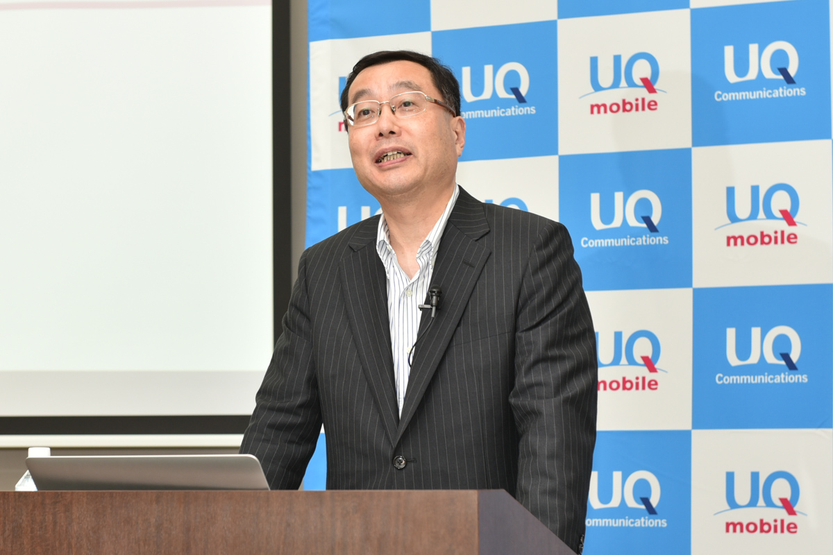 UQコミュニケーションズ 代表取締役社長の野坂章雄氏