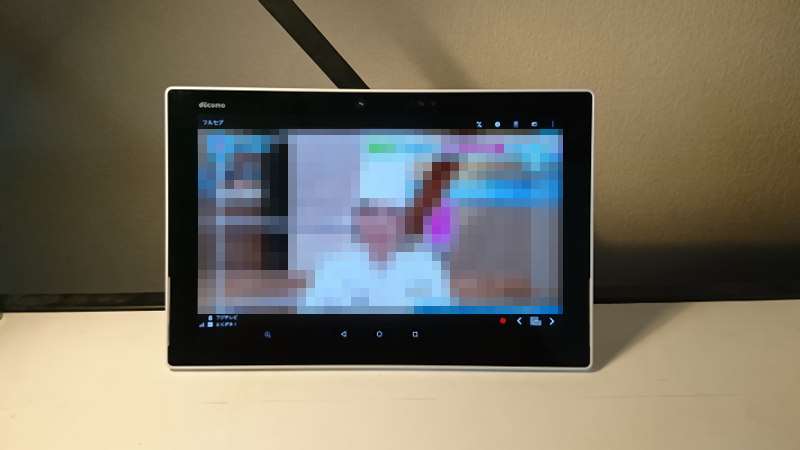 部屋の奥でアンテナを収納した状態でもフルセグを受信できる