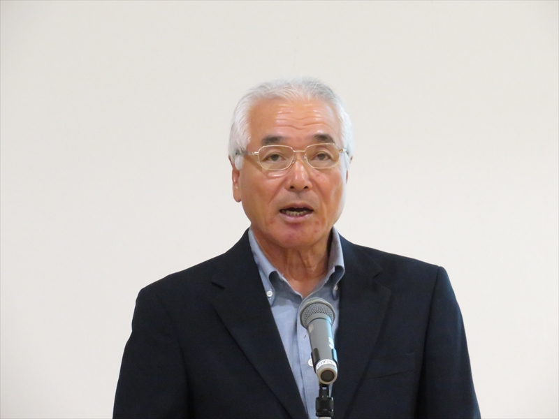 喜界町 副町長の嶺義久氏