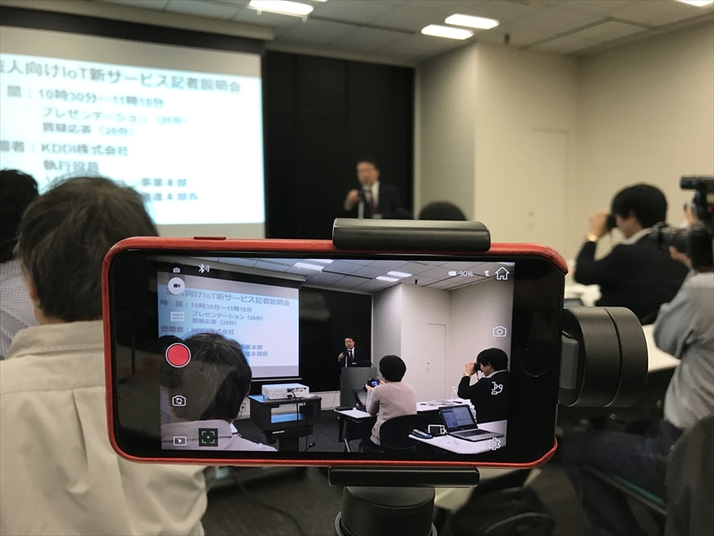 DJI OSMO MobileとiPhone 7 Plusで取材