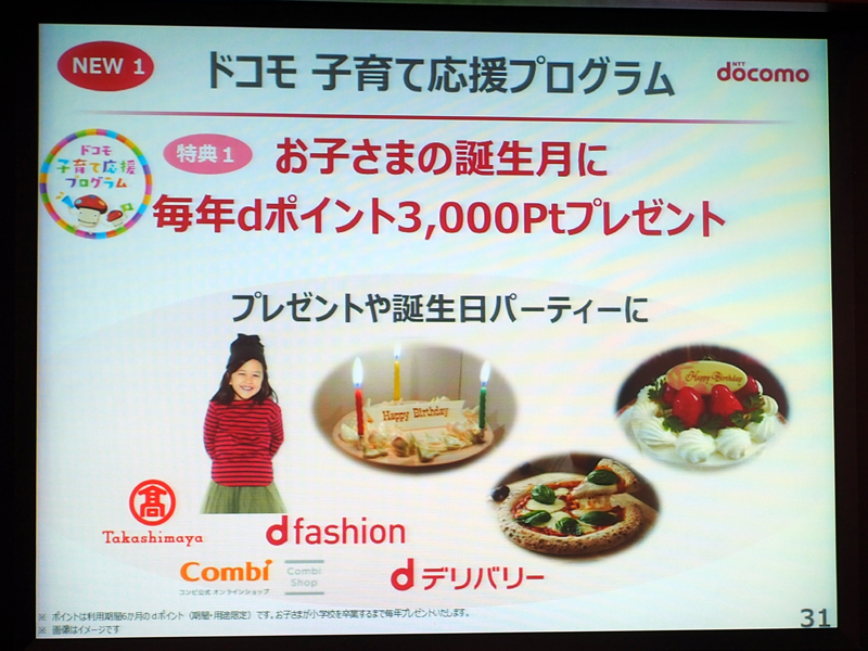 「ドコモ 子育て応援プログラム」