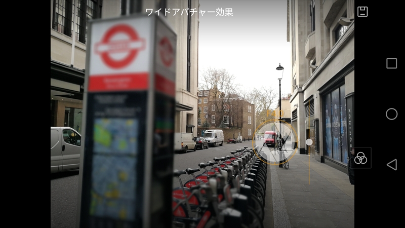 P9のワイドアパーチャーによる写真