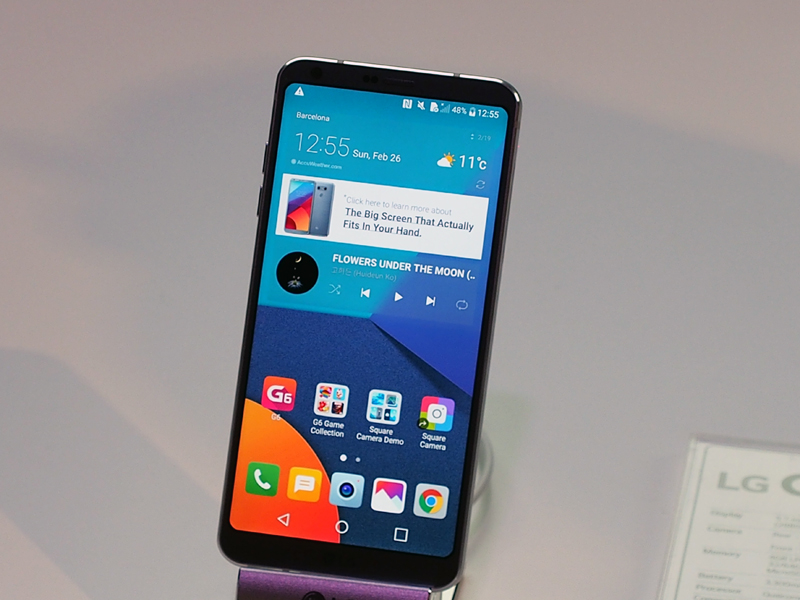 会期前日には、LGやファーウェイなどが最新モデルを発表した