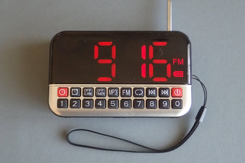 一見すると電卓にも見えるユニークなデザインが特徴だ。ストラップも標準で付属