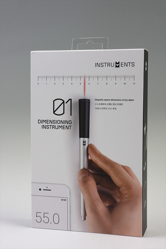 “Measuring（計測）ではなく、Dimensioning（採寸）である”としている「InstruMMents 01+Pen」