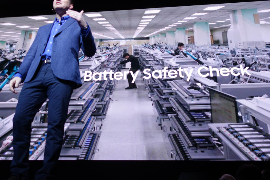バッテリーの安全確認