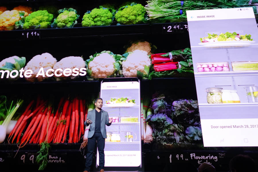 中身をリモート確認できる冷蔵庫