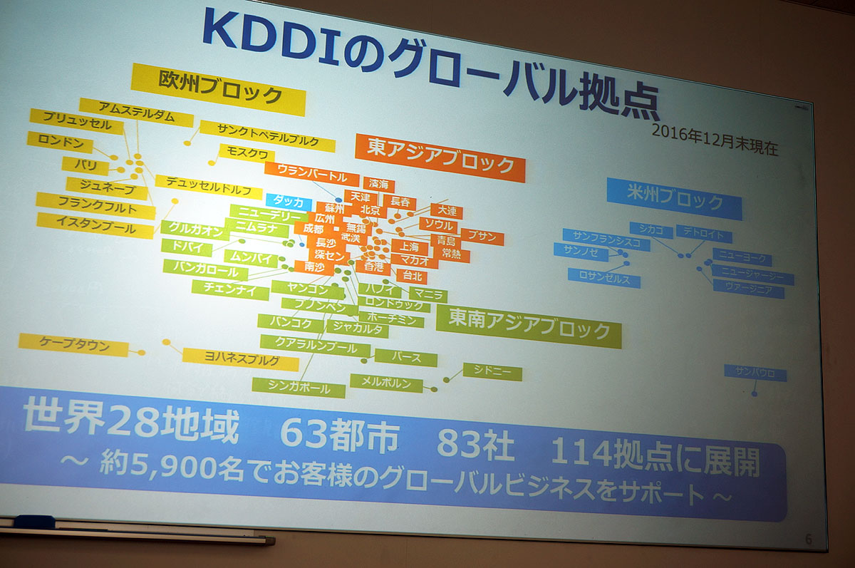 欧州、東南アジア、東アジア、米州にそれぞれ拠点