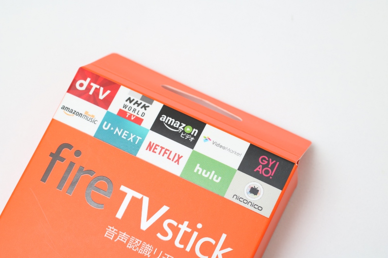 パッケージには対応サービスがたくさん並ぶ。Amazonプライム・ビデオだけではないことを強調