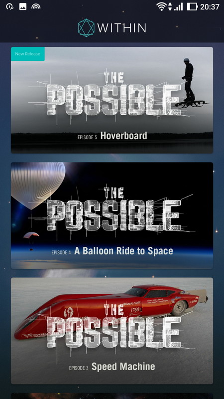 VRコンテンツをまとめた「Within」