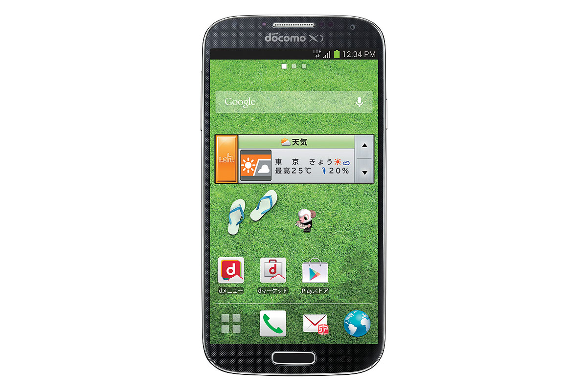 2013年夏モデルの「GALAXY S4 SC-04E」