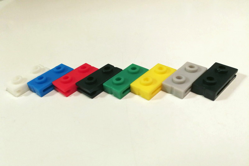 2パック買えば異なる色が8色揃う。さまざまなカラーコンビネーションが楽しい