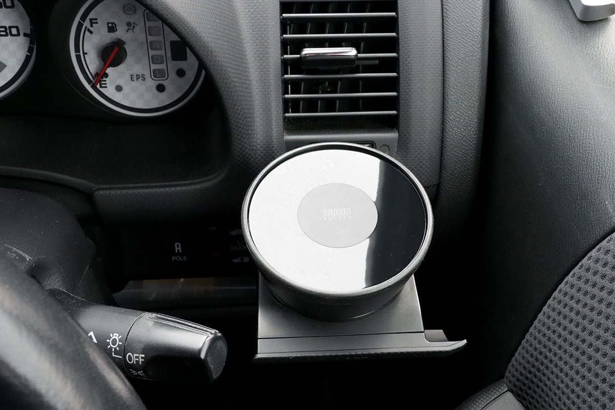 実際に固定した様子。しっかりと固定されました。