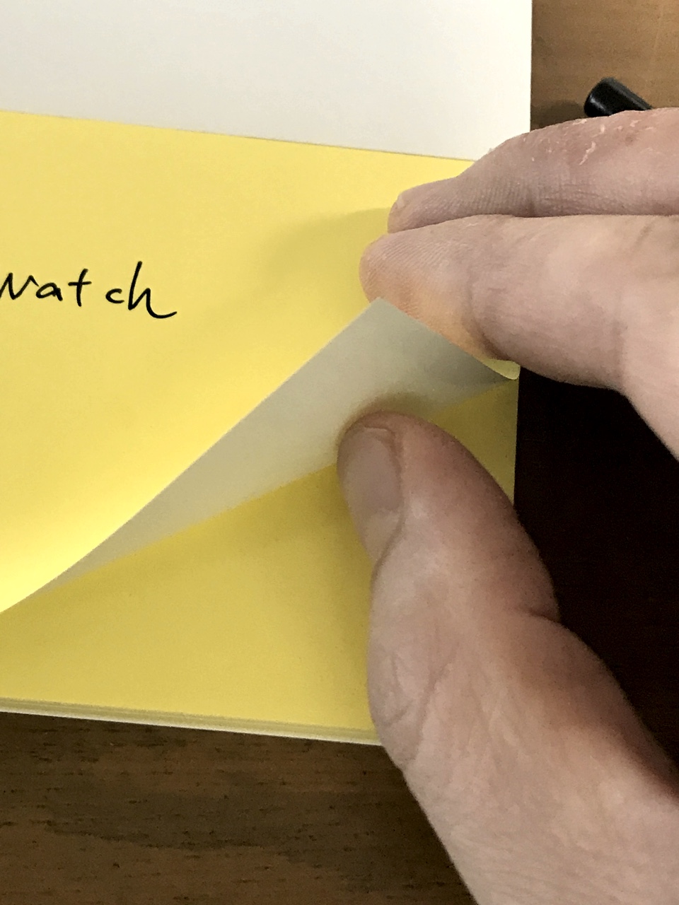 めくるとペロンペロンであることがよくわかります。パラパラめくると帯びている静電気が放出されてしまうため、パラパラ厳禁