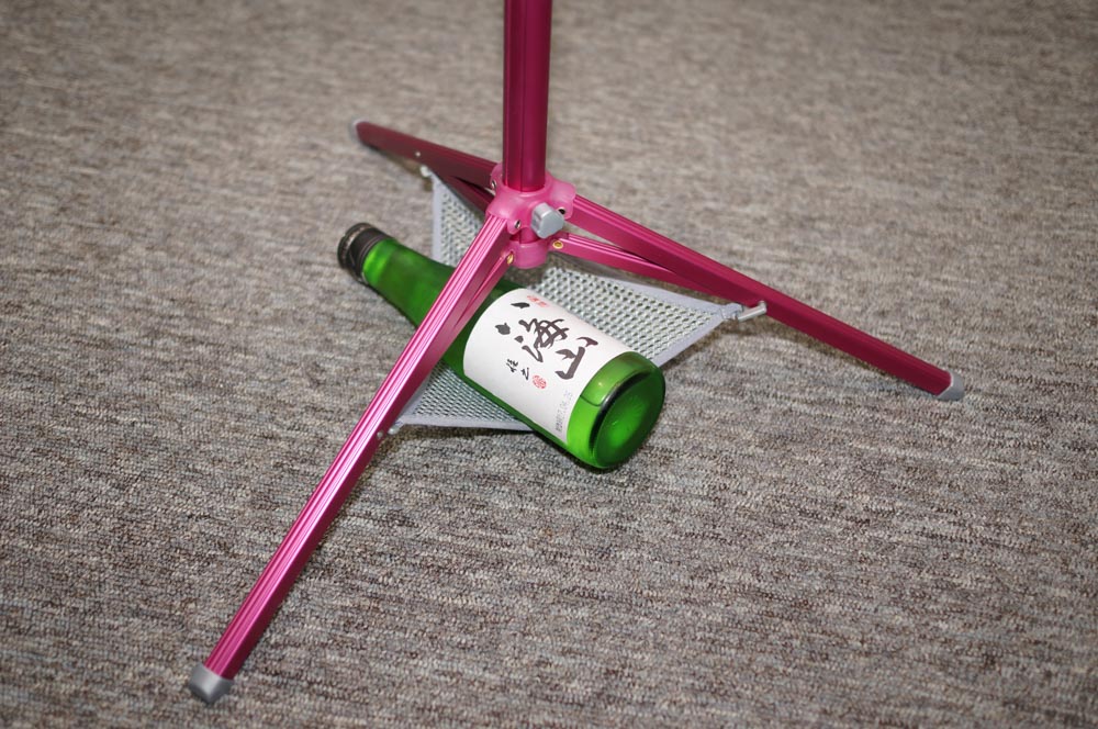 300ml瓶をウェイトにするとこんな感じ