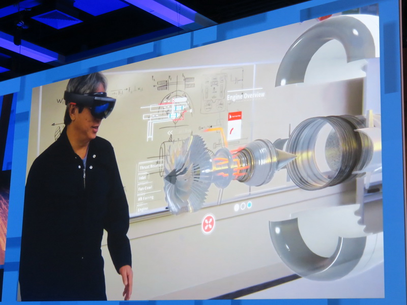 Hololensを活用する事例として、JALの活用例も解説ムービーの中で紹介された