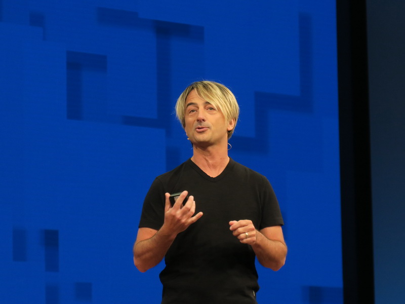長期休暇から復帰したマイクロソフトのCorporate Vice President in the Operating Systems GroupのJoe Belfiore氏も登壇