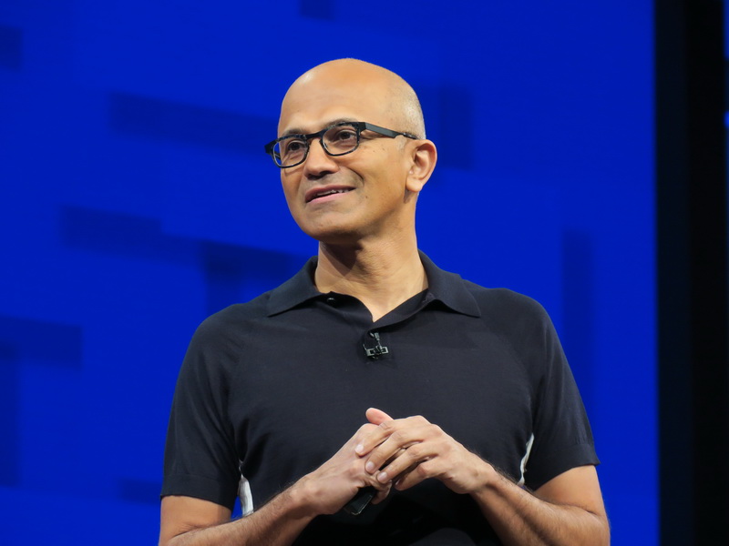 初日の基調講演にはCEOのサティア・ナデラ氏が登壇