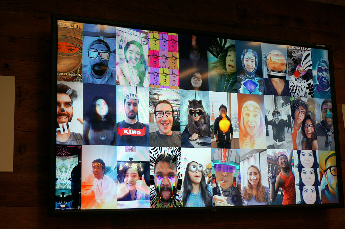 カメラエフェクトを充実させている