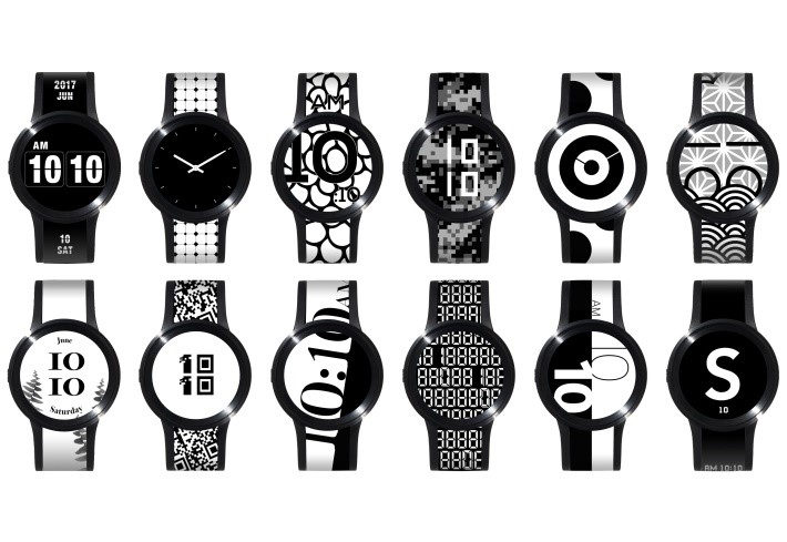 プリインストールされる12種類のデザイン