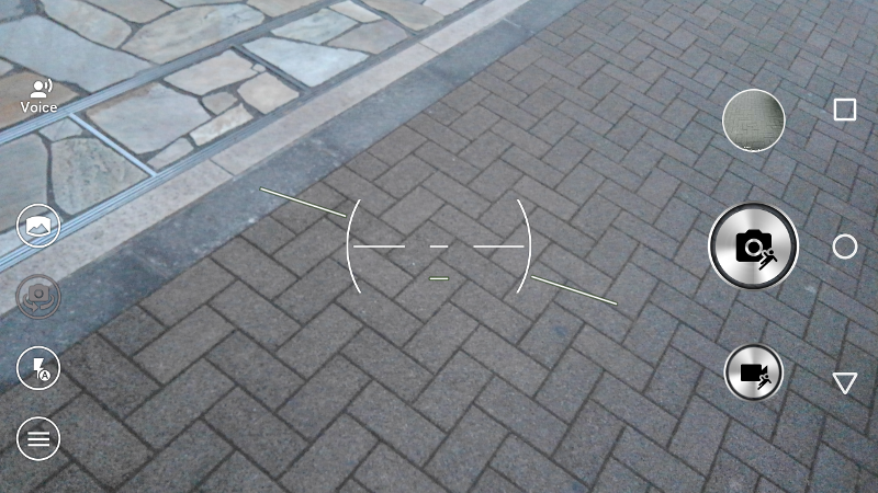 水平器を映し出せる