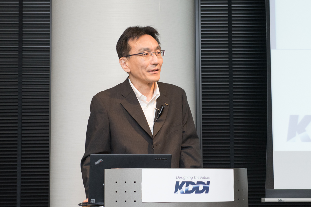 KDDI 理事 グローバル事業本部 グローバルコンシューマビジネス本部 本部長の岡部浩一氏
