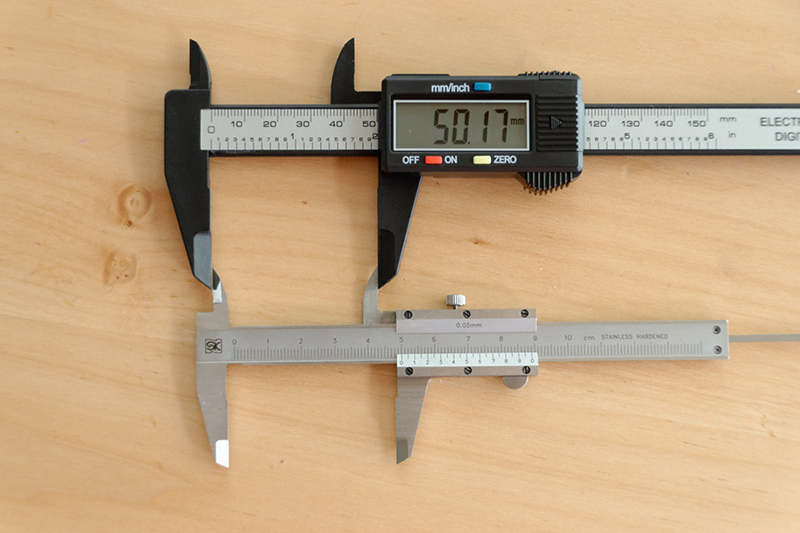 外径測定ではプラス0.17mm