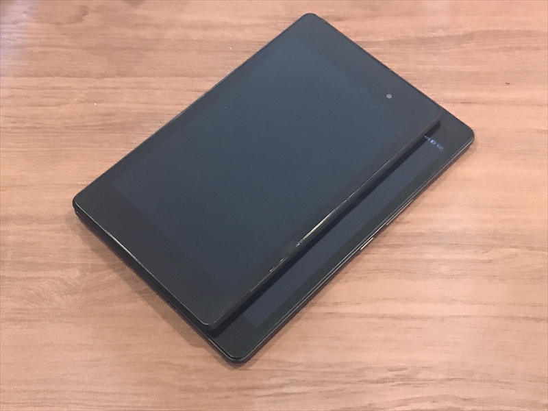 本体サイズの違い