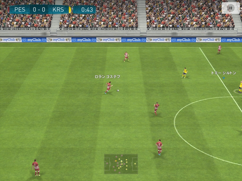 Zenpad 3 8.0でもプレイ感は変わらないものの、画面が大きいためフィールドが見やすい