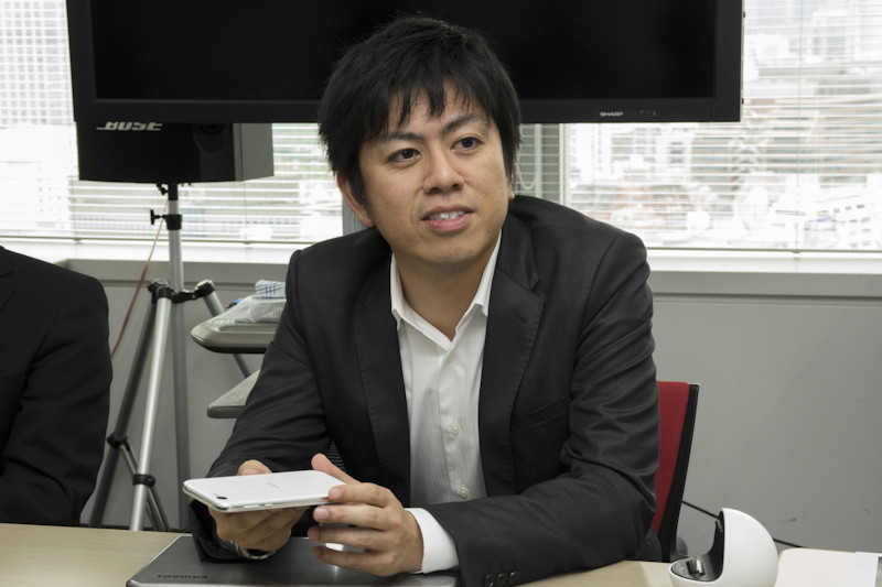 篠宮大樹氏（シャープ IoT通信事業本部 パーソナル通信事業部 商品企画部 主任）