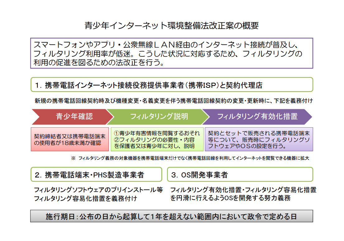 法改正の概要（衆議院での資料より）