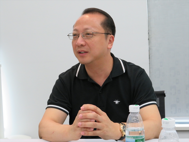 Global Managing DirectorのFrank Fu氏