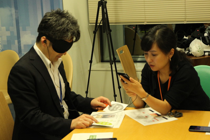 ハイレゾ音源の聞きくらべ体験も用意された