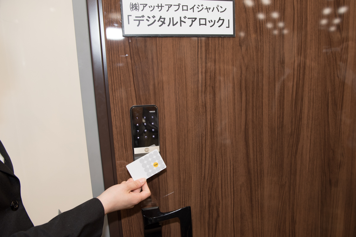 各戸のデジタルドアロック