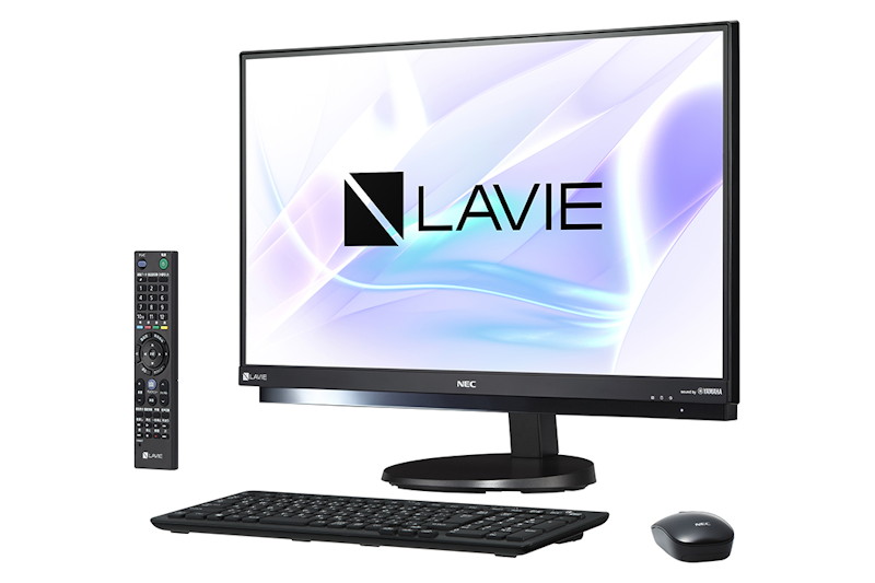 「LAVIE Desk All-in-one DA970/H」（ファインブラック）