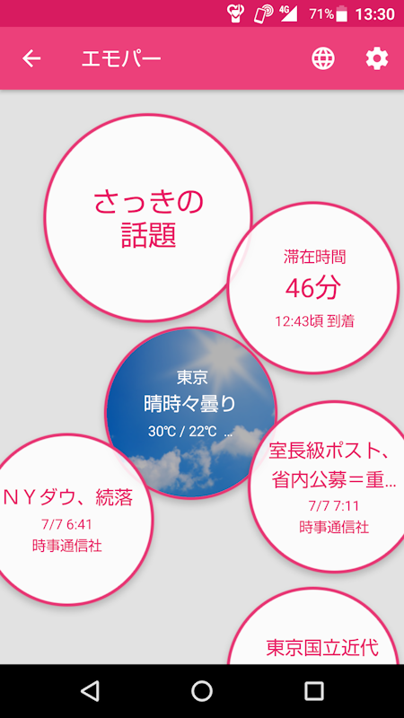 話しかけるアシスタント機能「エモパー」