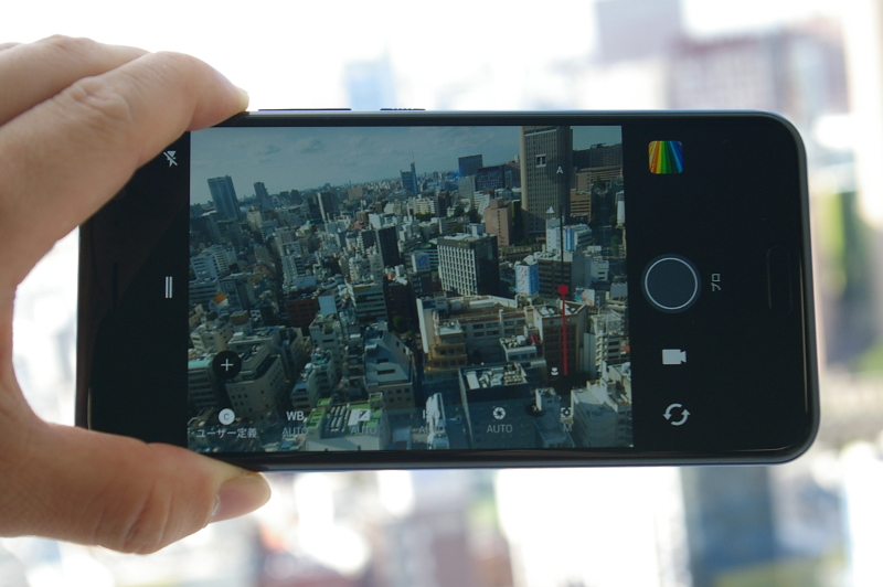 プロモードで、本格的な写真が撮影できる