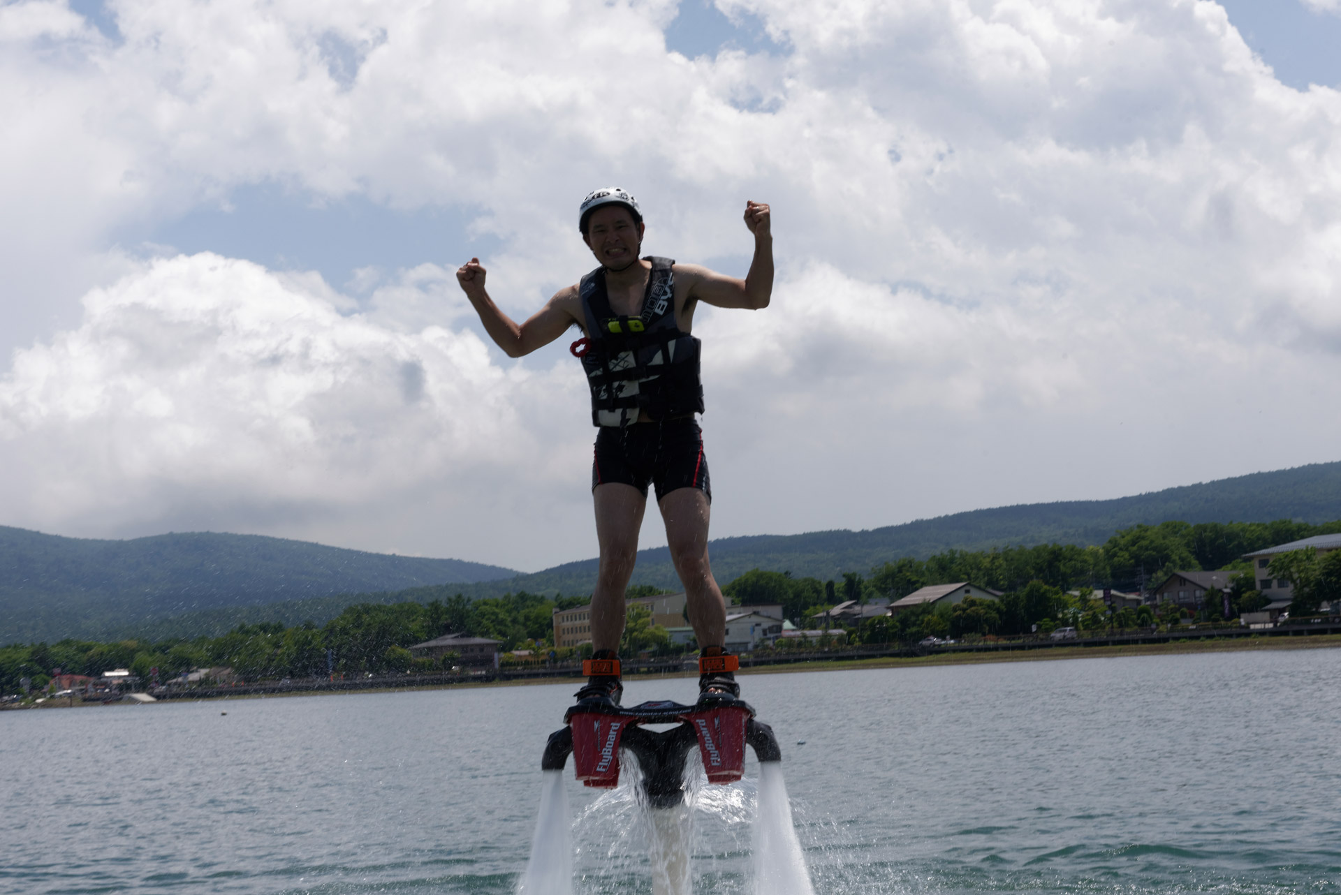 ガッツポーズする余裕まで出てきて