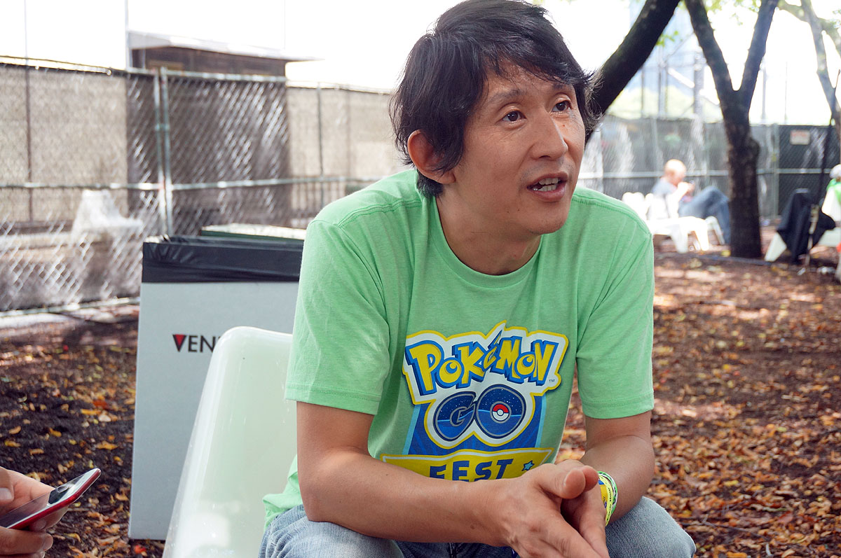 普段は米国で勤務する川島氏、シカゴは初めて訪問したという