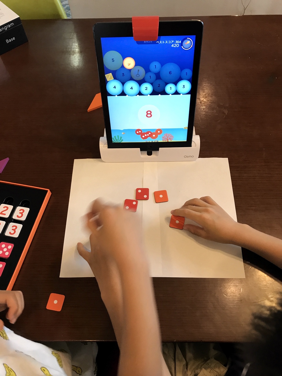 「Numbers」。計算＋落ち物パズルで、大人でも連鎖を組むために深く考えてしまったりします