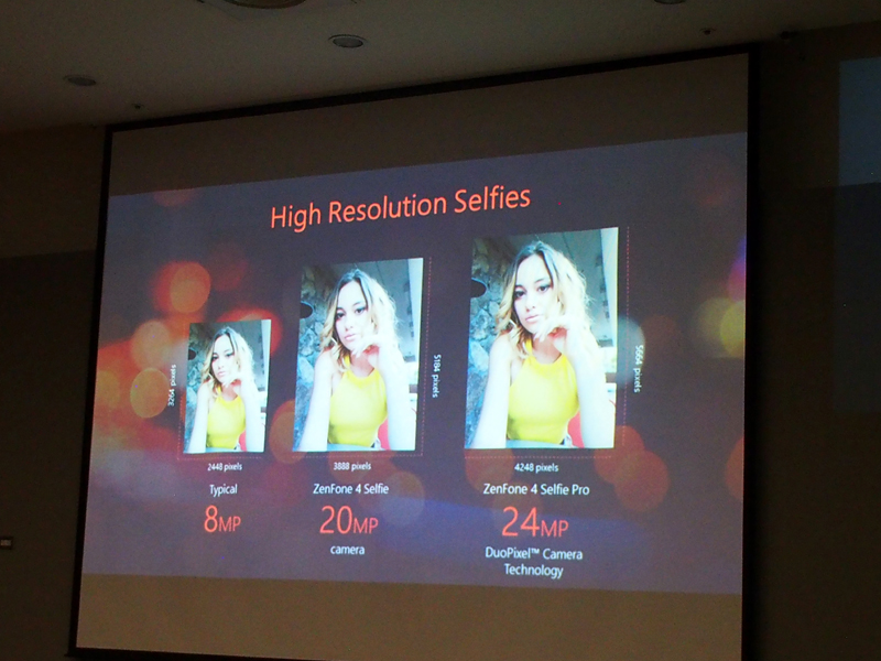 ZenFone 4 Selfie Proの方が、画素数が高く、画素サイズも大きい