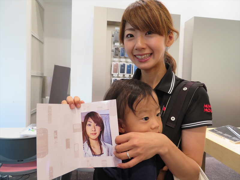 希望者には思い出の写真をプリントアウトしてプレゼントしてくれる