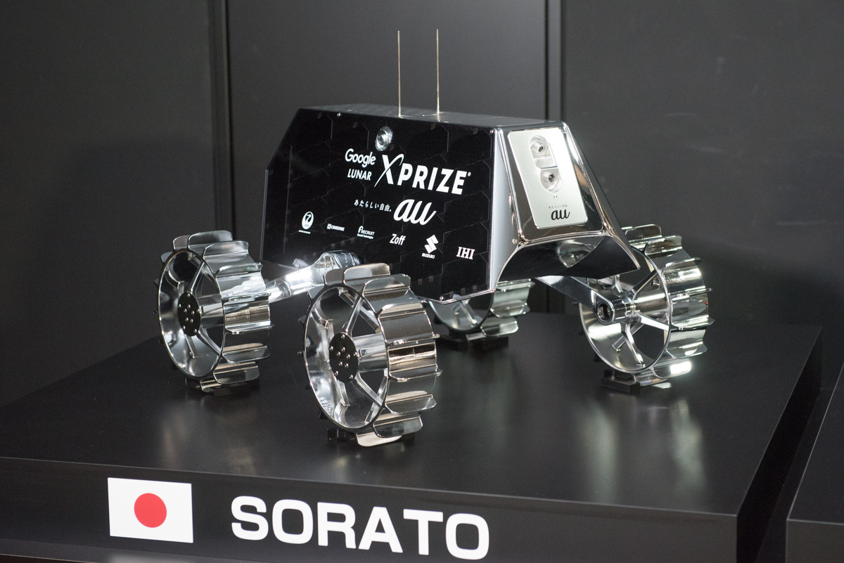 チーム「HAKUTO」の月面探査ローバー「SORATO」