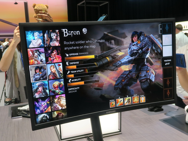 Androidアプリのゲームは通常、縦画面だが、Samsung DeX対応ゲームは全画面で遊ぶことができる