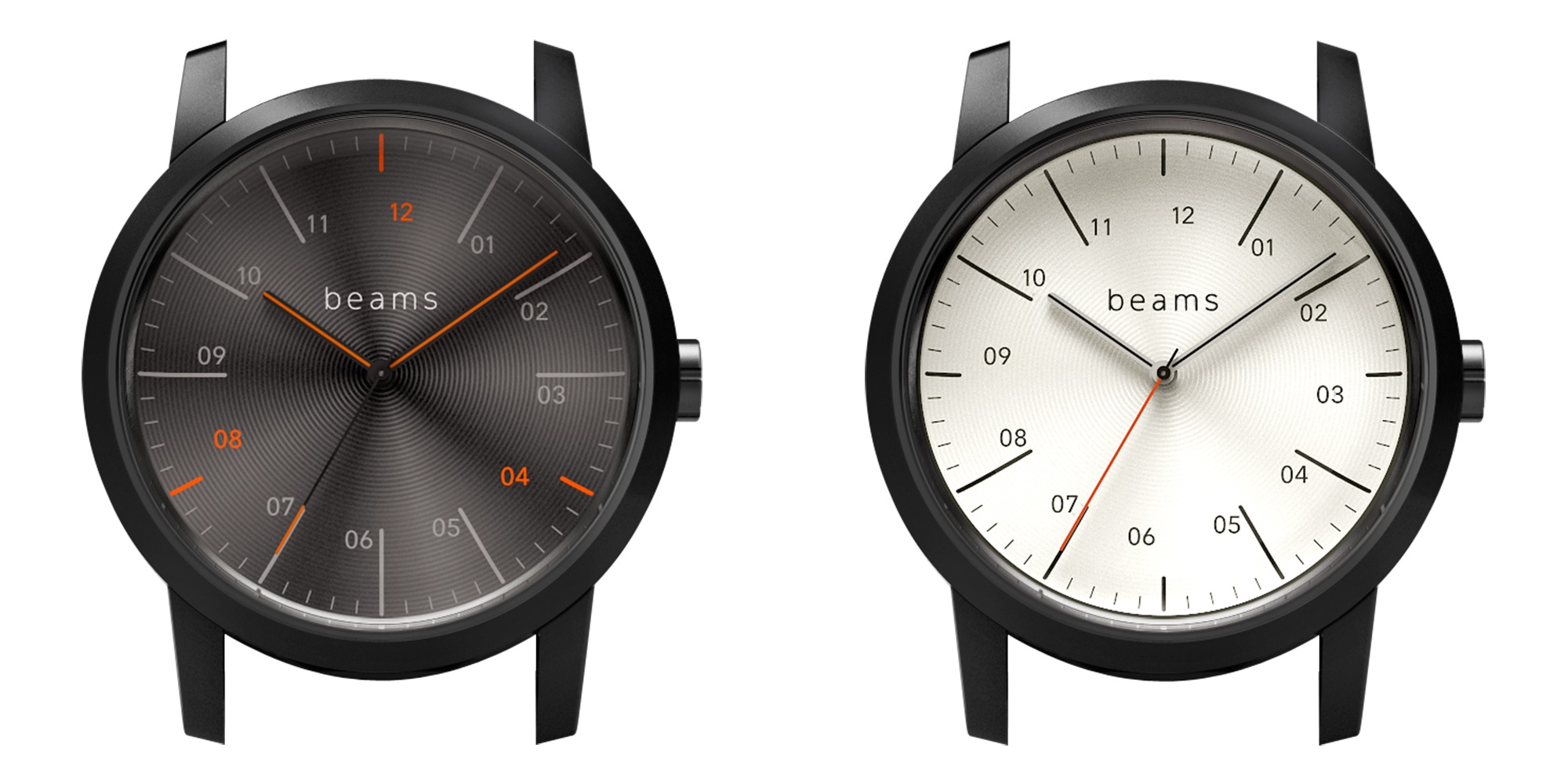 「Three Hands Premium Black BD beams edition」（左）と、「Three Hands Premium Black WD beams edition」（右）