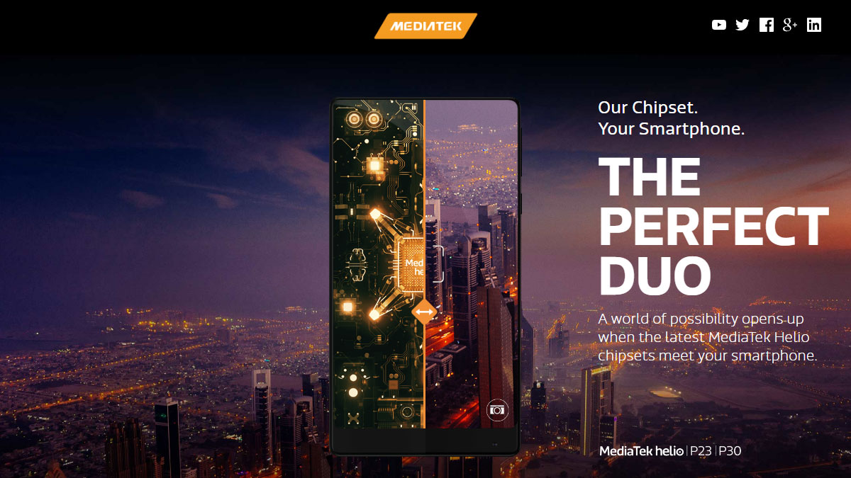 MediaTekのサイト