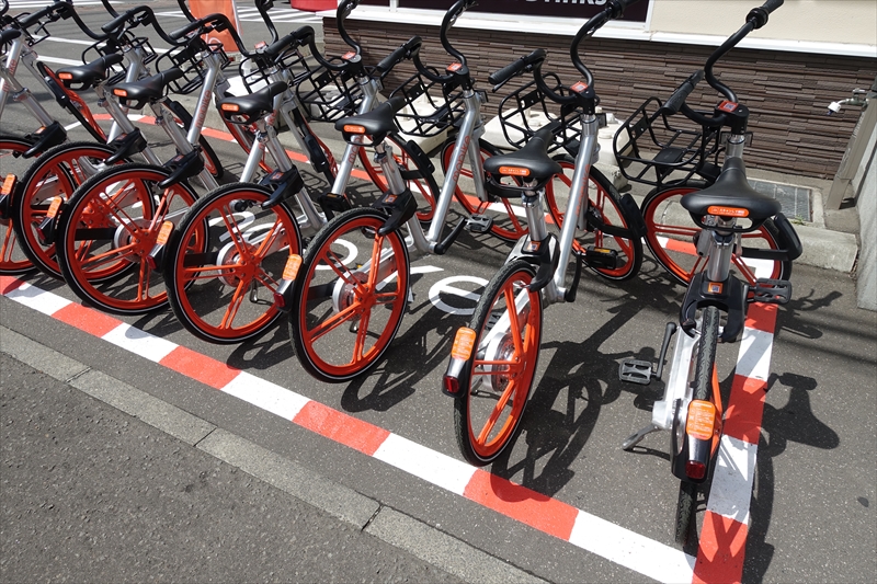 Mobikeのポート（セイコーマート）